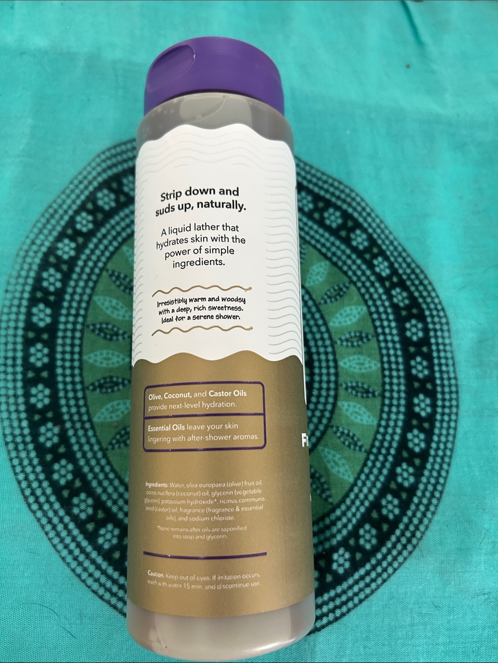 ZUM Frankincense & Myrrh Plant-Based Body Soap - Purple Cap - Picture 5 of 5